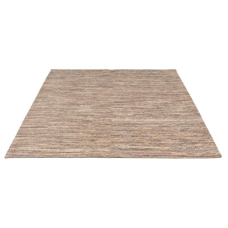 Gabbeh-matta - persisk - 192 x 156 cm - mörk beige