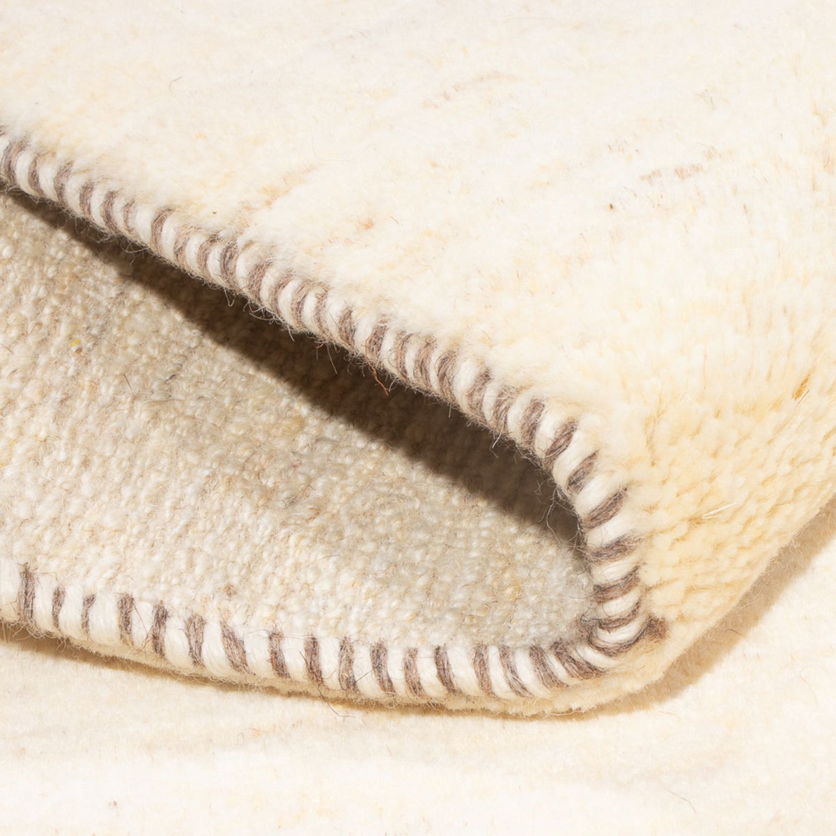 Gabbeh-matta - persisk - 92 x 61 cm - beige