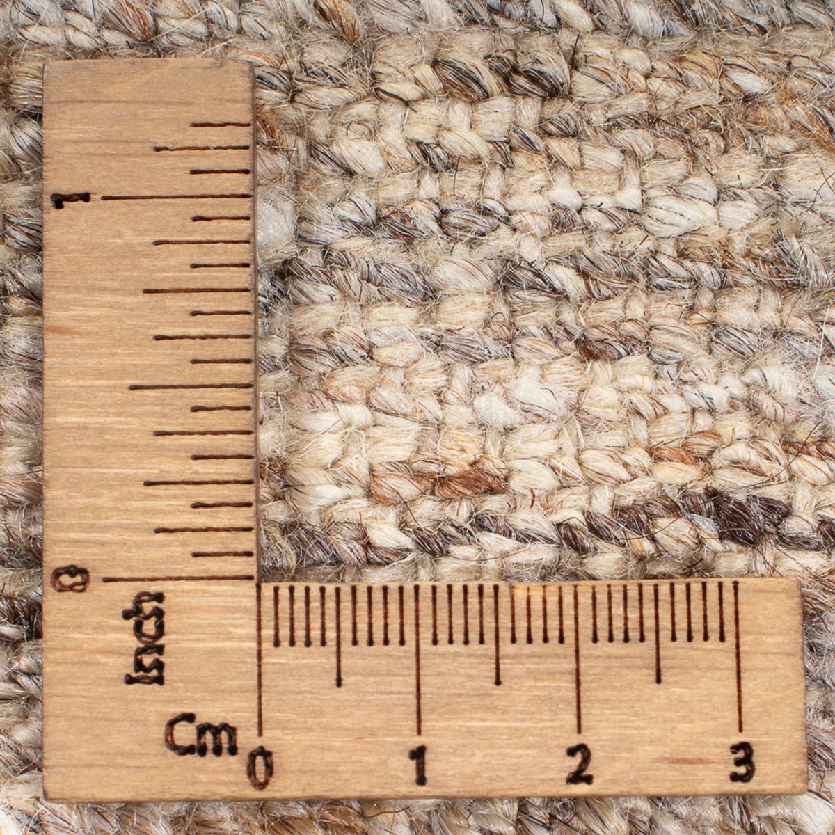 Gabbeh-matta - persisk - 194 x 154 cm - mörk beige