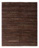 Gabbeh-matta - persisk - 192 x 160 cm - mörkbrun