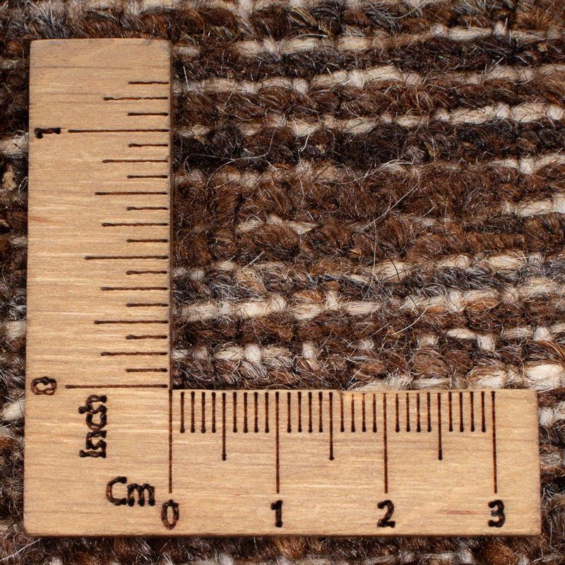 Gabbeh-matta - persisk - 192 x 160 cm - mörkbrun