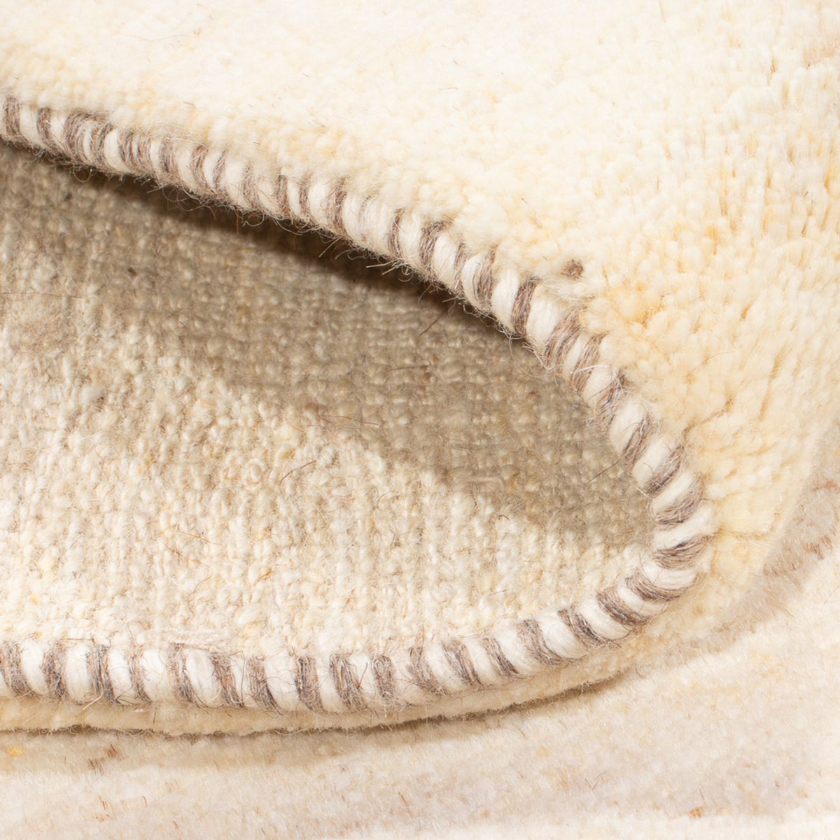 Gabbeh-matta - persisk - 92 x 61 cm - beige