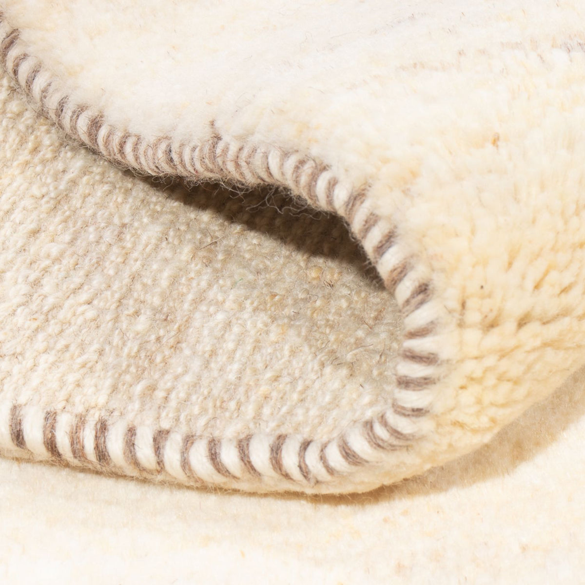 Gabbeh-matta - persisk - 93 x 62 cm - beige