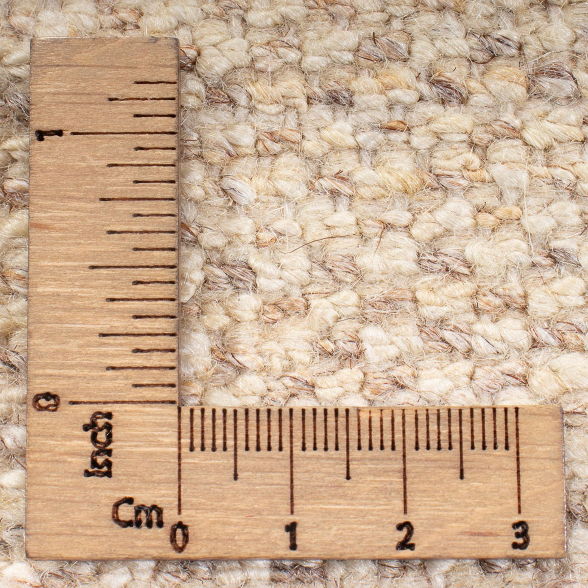 Gabbeh-matta - persisk - 206 x 151 cm - ljusbeige