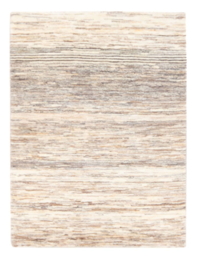 Gabbeh-matta - persisk - 140 x 97 cm - mörk beige