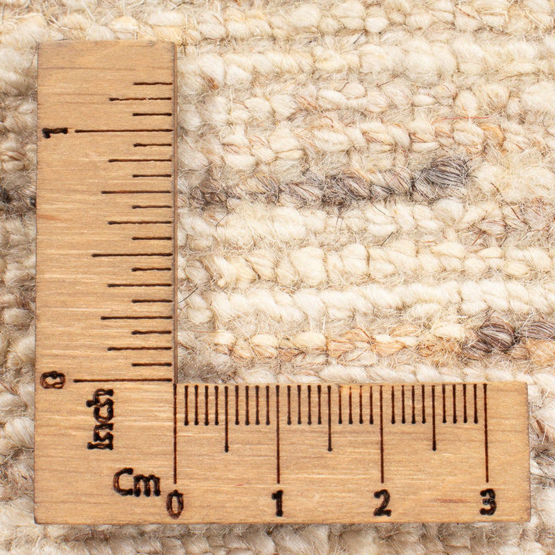 Gabbeh-matta - persisk - 140 x 97 cm - mörk beige