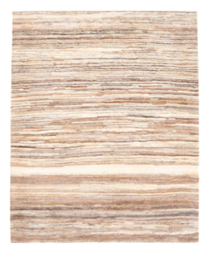 Gabbeh-matta - persisk - 146 x 106 cm - mörk beige
