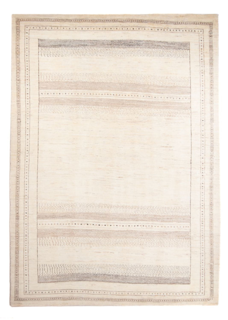 Gabbeh-matta - persisk - 303 x 215 cm - ljusbeige