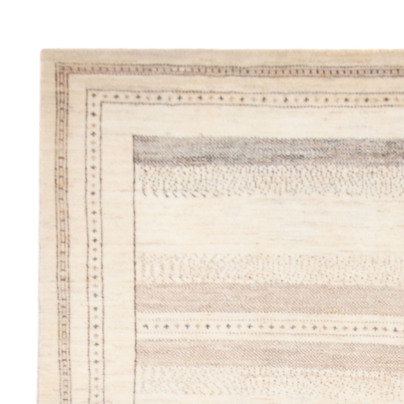 Gabbeh-matta - persisk - 303 x 215 cm - ljusbeige