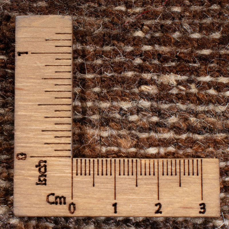 Gabbeh-matta - persisk - 248 x 215 cm - mörkbrun