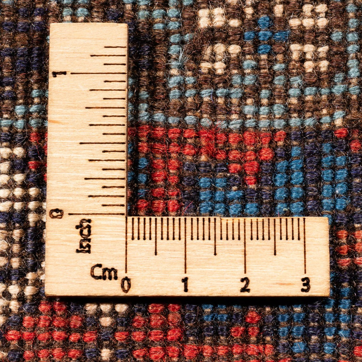 Gabbeh-matta - persisk - 242 x 198 cm - blå