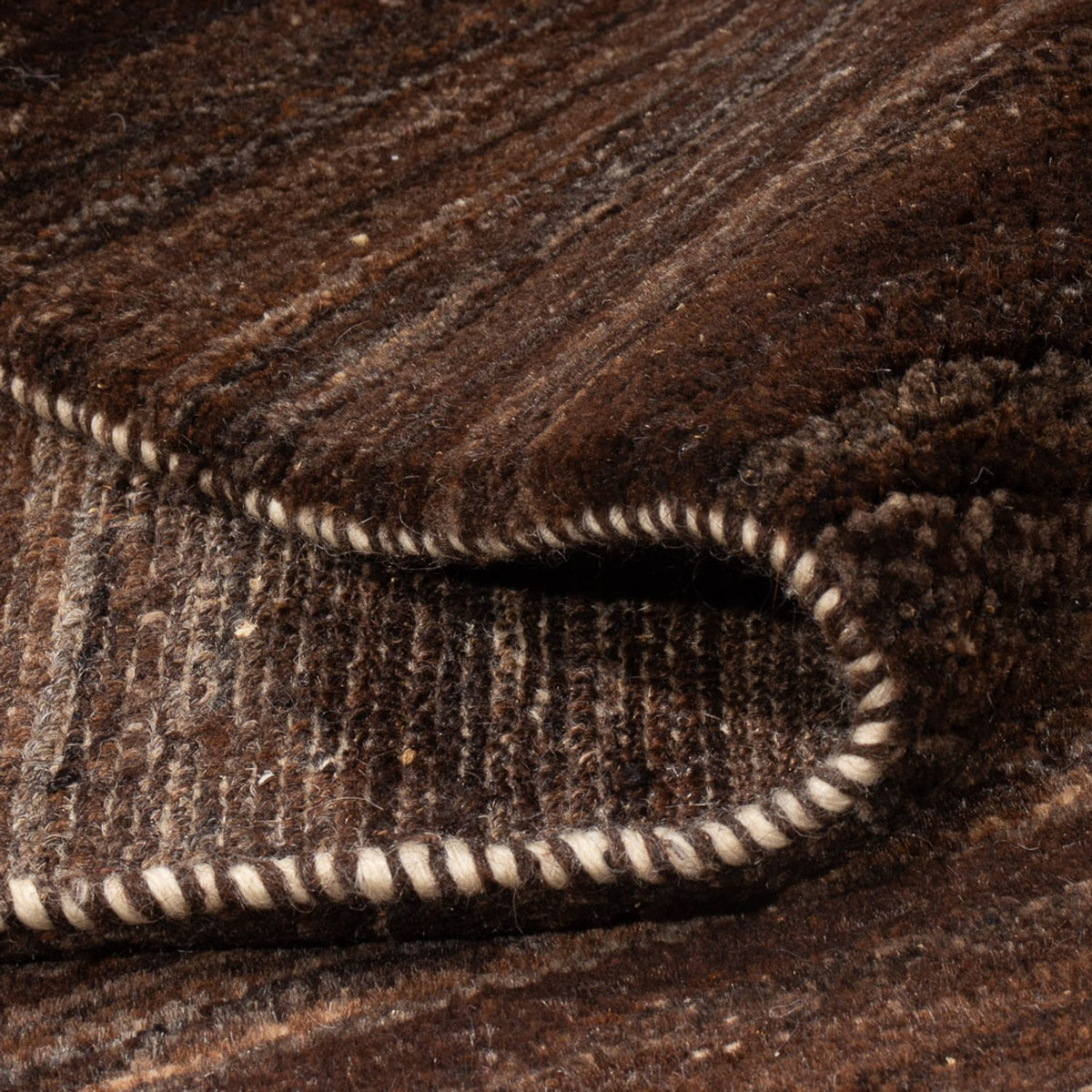 Gabbeh-matta - persisk - 230 x 168 cm - mörk kamel