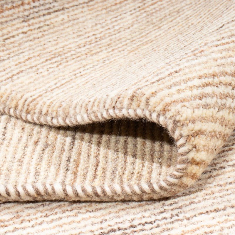 Gabbeh-matta - persisk - 253 x 168 cm - ljusbeige