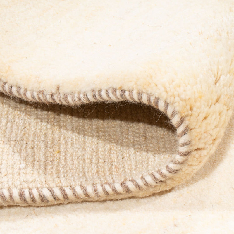 Gabbeh-matta - persisk - 234 x 173 cm - ljusbeige