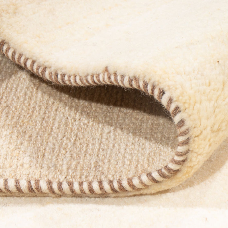 Gabbeh-matta - persisk - 241 x 166 cm - ljusbeige