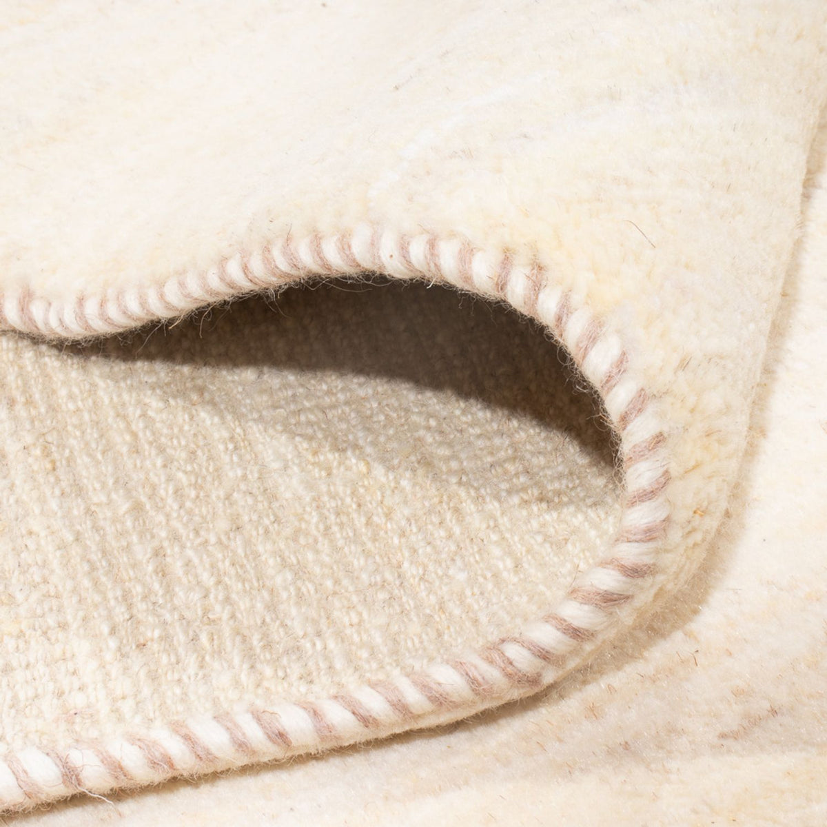 Gabbeh-matta - persisk - 318 x 212 cm - vit