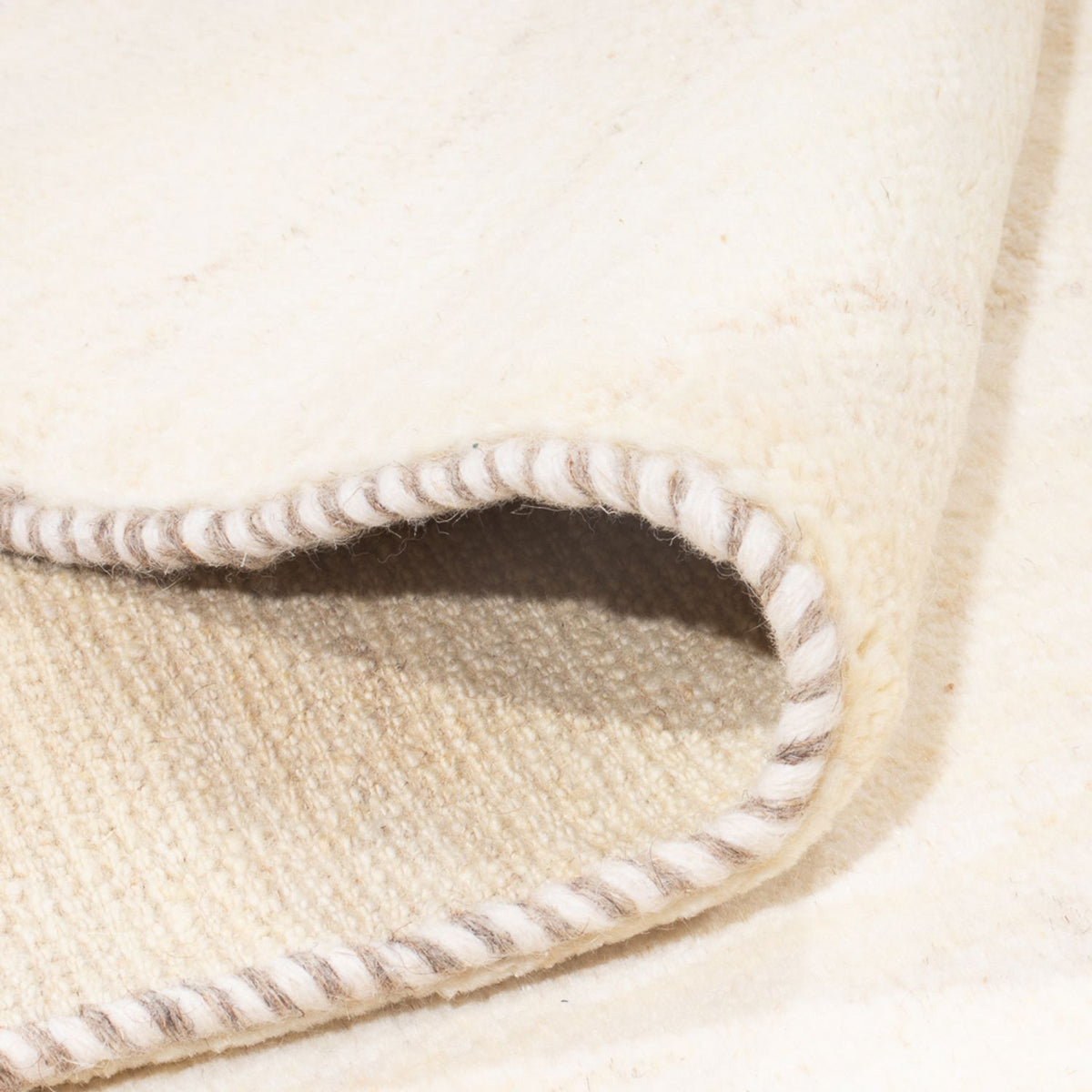 Gabbeh-matta - persisk - 250 x 191 cm - ljusbeige