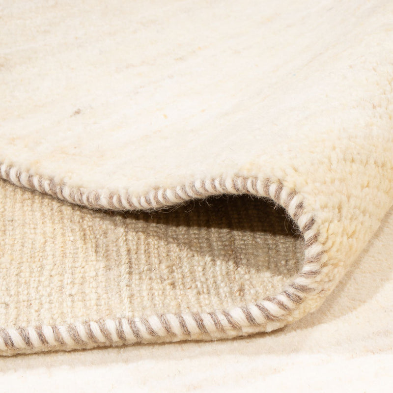 Gabbeh-matta - persisk - 212 x 172 cm - ljusbeige