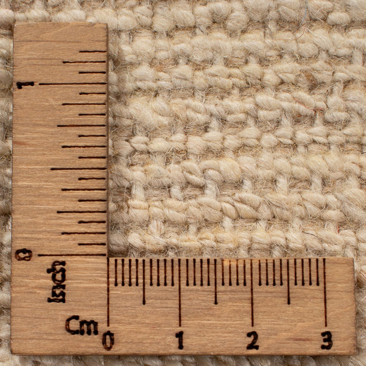 Gabbeh-matta - persisk - 212 x 172 cm - ljusbeige