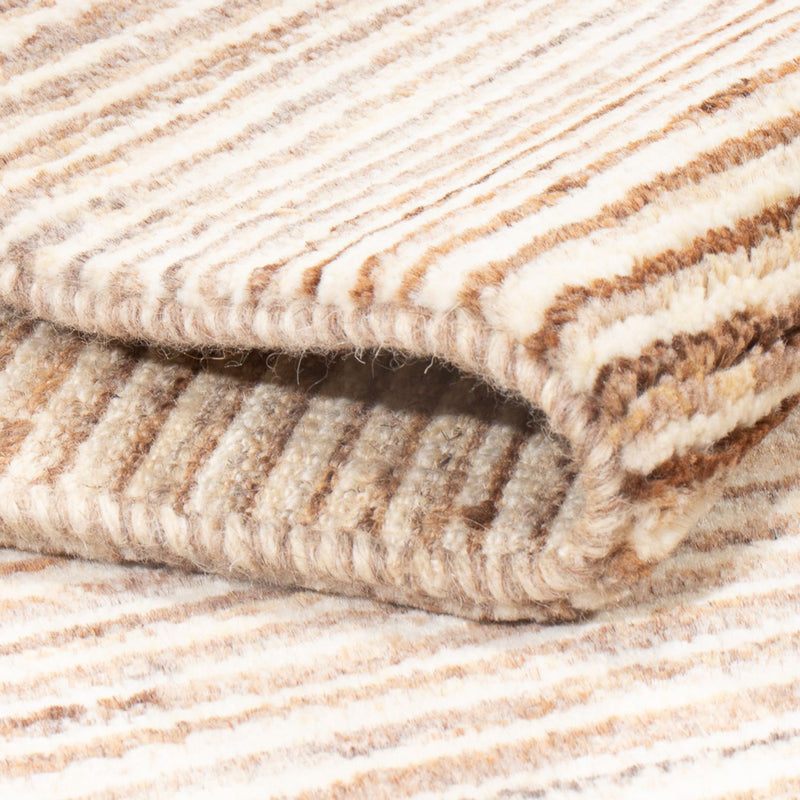 Gabbeh-matta - persisk - 148 x 98 cm - mörk beige