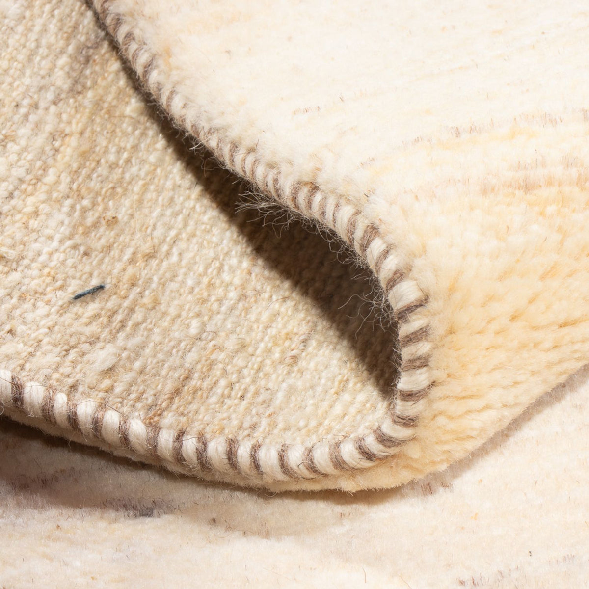 Gabbeh-matta - persisk - 98 x 61 cm - beige