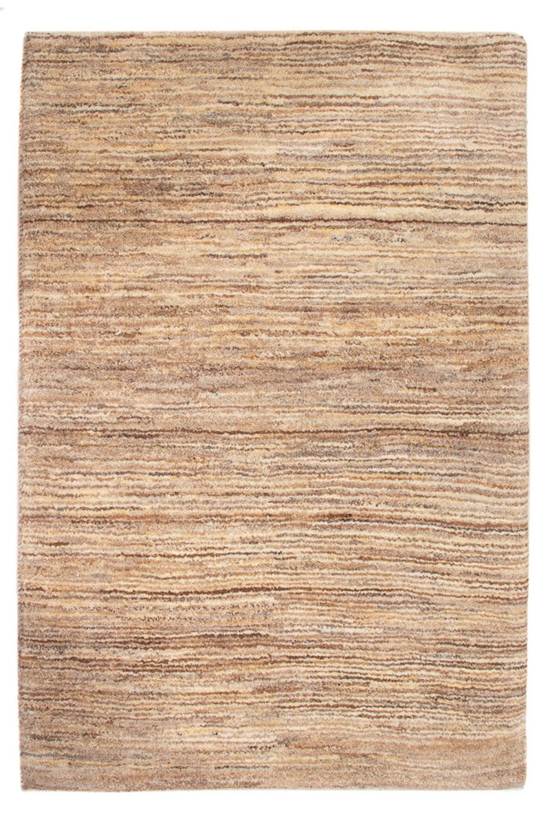 Gabbeh-matta - persisk - 98 x 66 cm - mörk beige