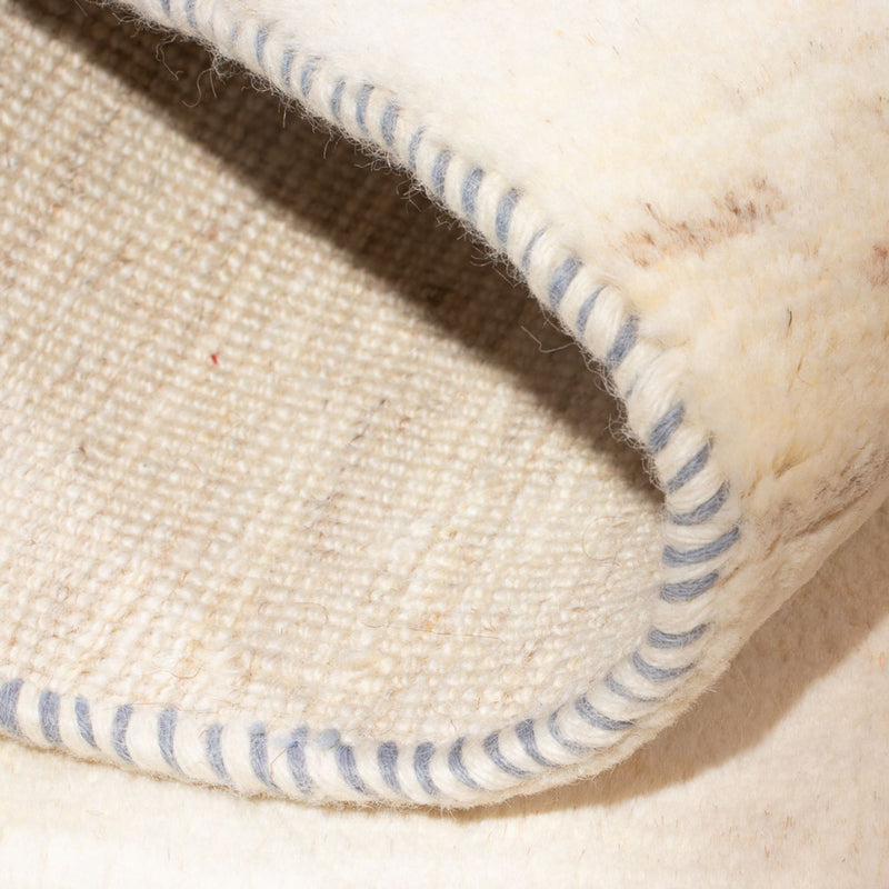 Gabbeh-matta - persisk - 97 x 59 cm - grädde