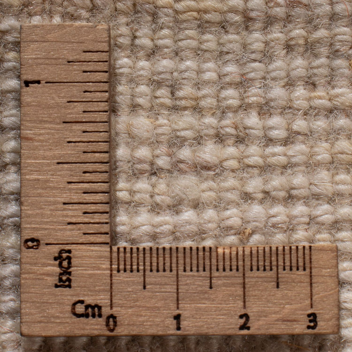 Gabbeh-matta - persisk - 97 x 59 cm - grädde