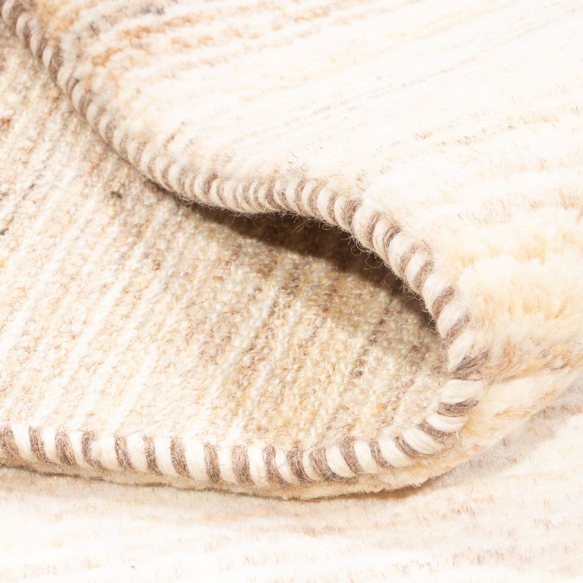 Gabbeh-matta - persisk - 98 x 62 cm - grädde