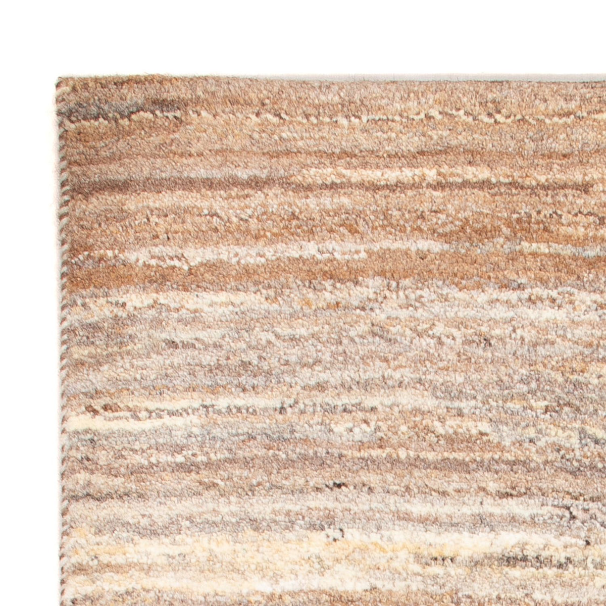 Gabbeh-matta - persisk - 96 x 61 cm - ljusbrun