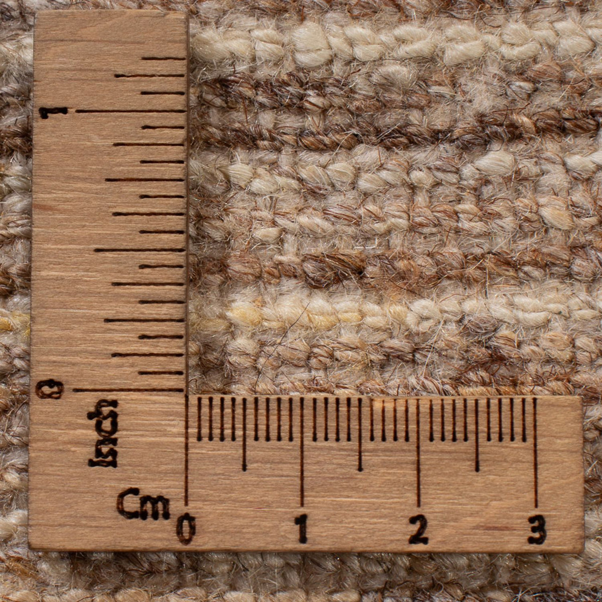 Gabbeh-matta - persisk - 91 x 58 cm - ljusbrun