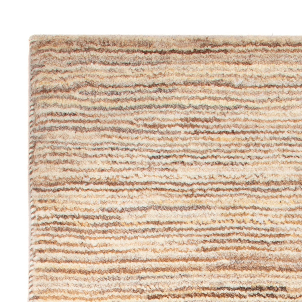 Gabbeh-matta - persisk - 96 x 61 cm - ljusbeige
