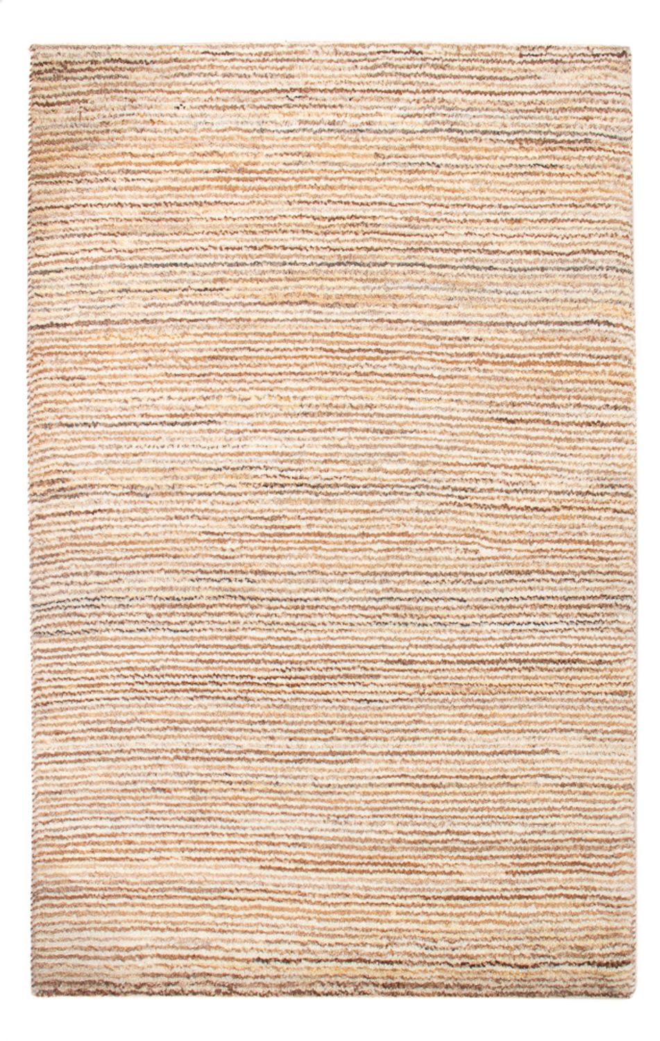 Gabbeh-matta - persisk - 96 x 62 cm - ljusbeige