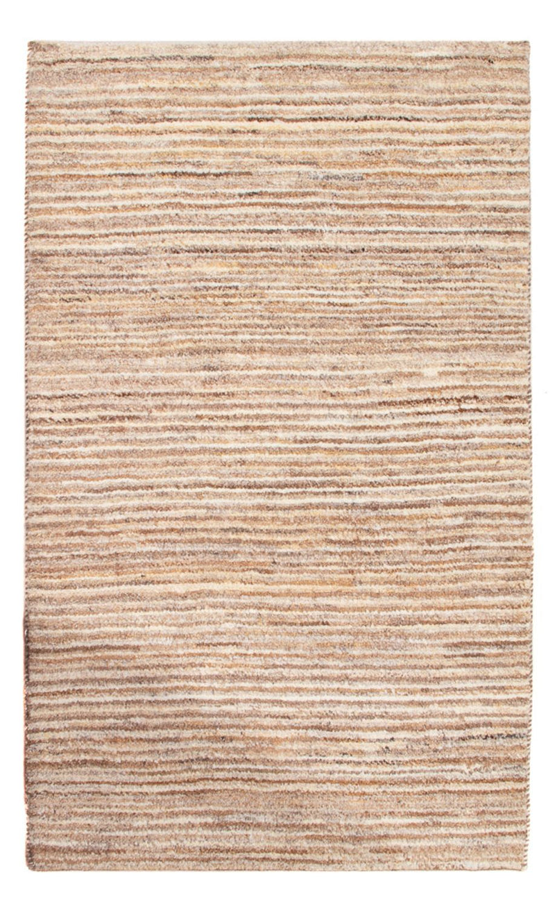 Gabbeh-matta - persisk - 92 x 61 cm - ljusbeige