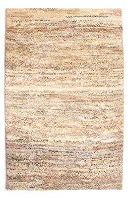 Gabbeh-matta - persisk - 92 x 62 cm - ljusbeige