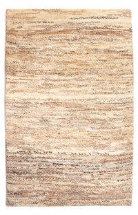 Gabbeh-matta - persisk - 92 x 62 cm - ljusbeige