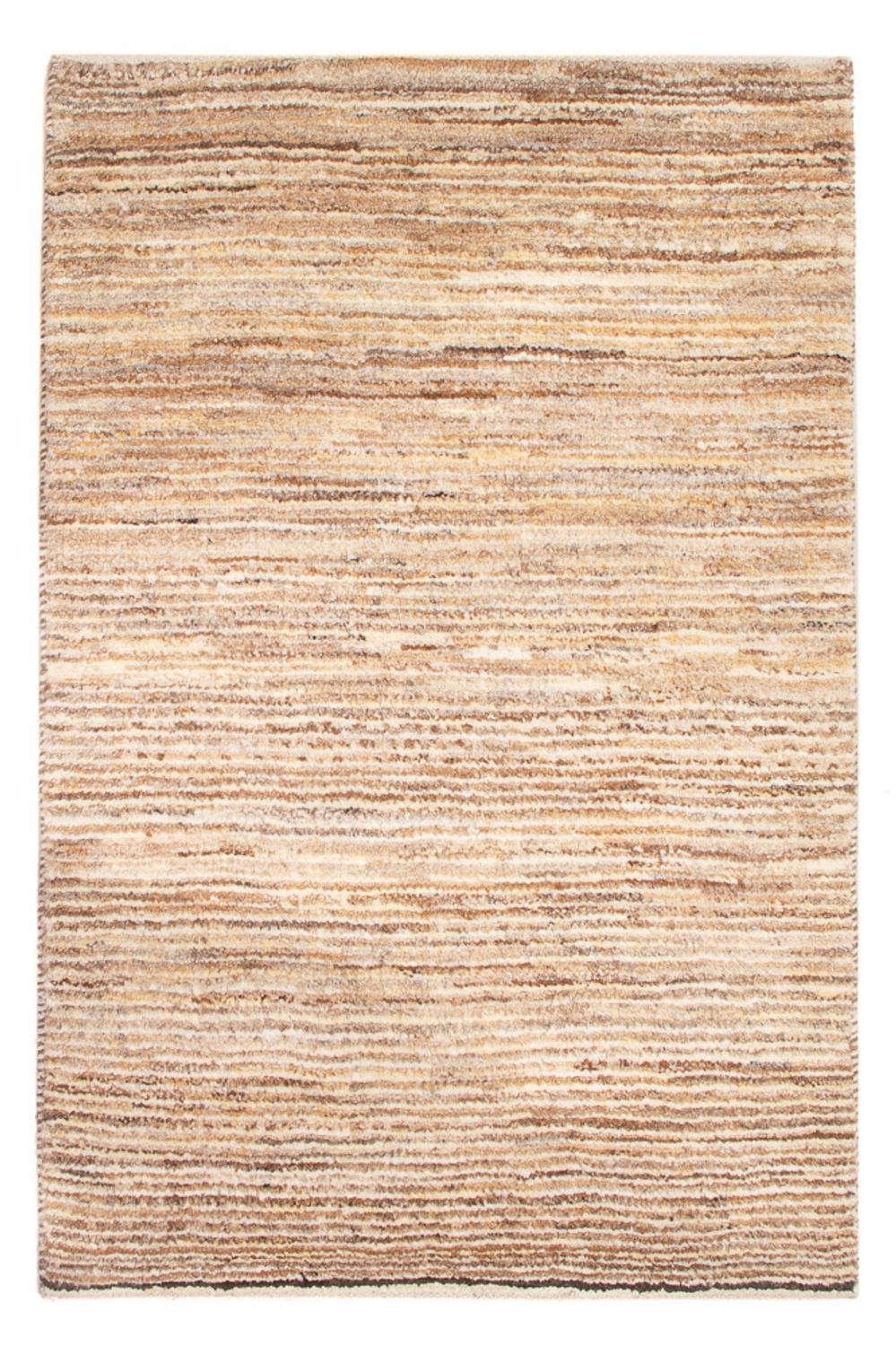 Gabbeh-matta - persisk - 88 x 60 cm - ljusbeige