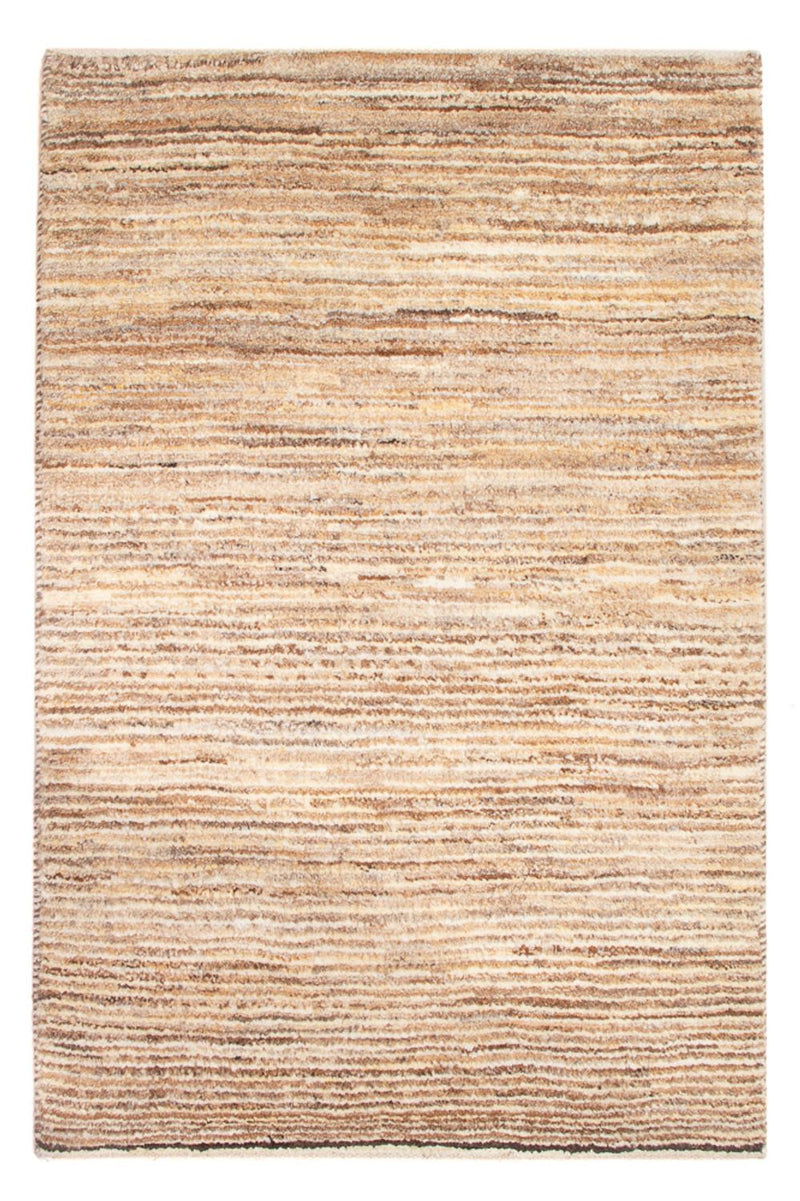 Gabbeh-matta - persisk - 88 x 60 cm - ljusbeige