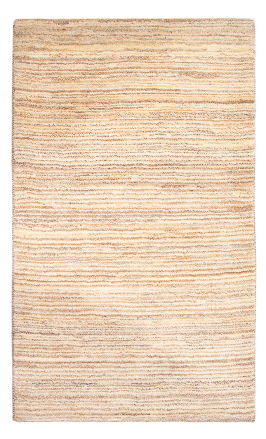 Gabbeh-matta - persisk - 102 x 62 cm - ljusbeige