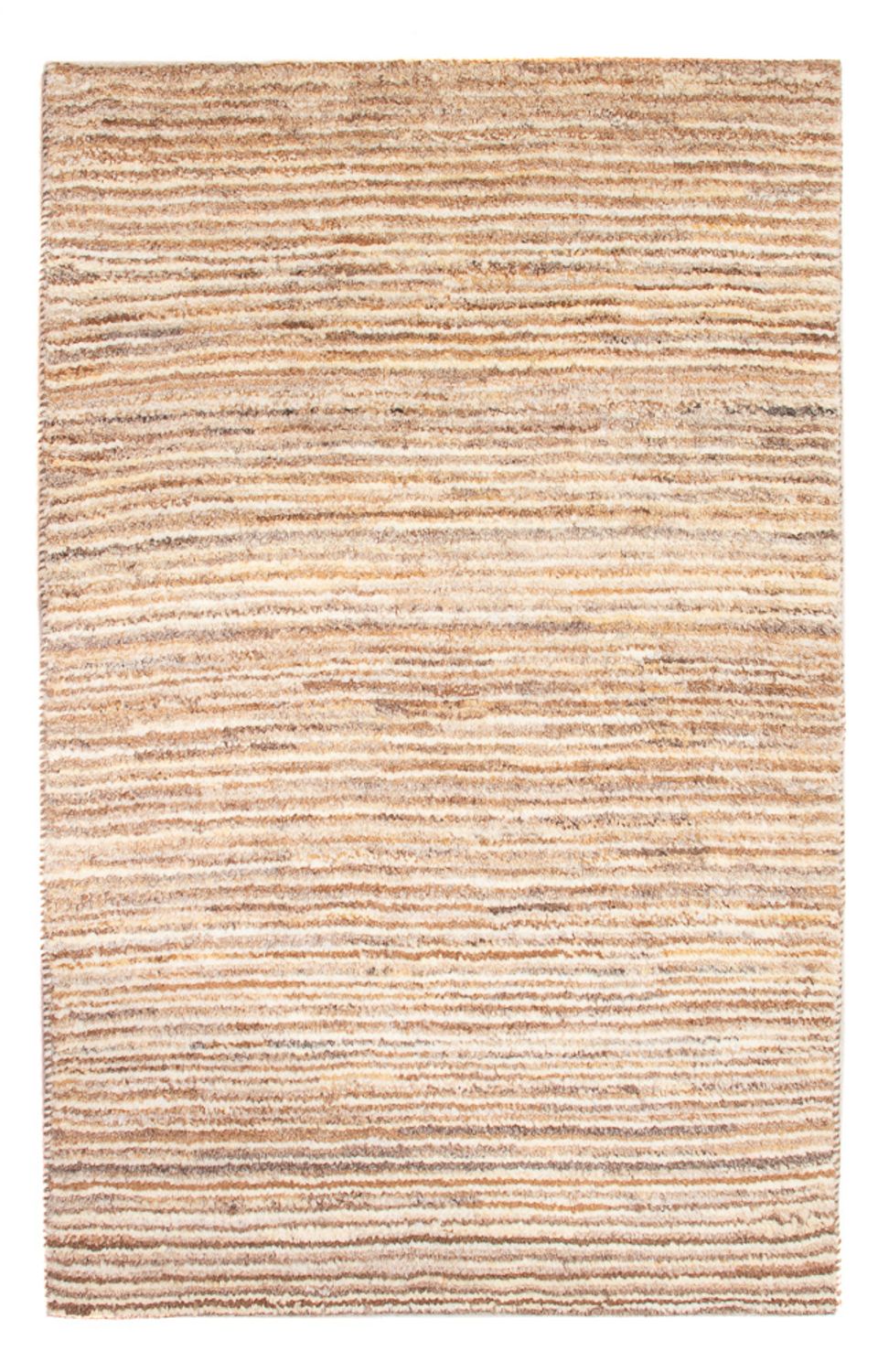 Gabbeh-matta - persisk - 93 x 58 cm - ljusbeige