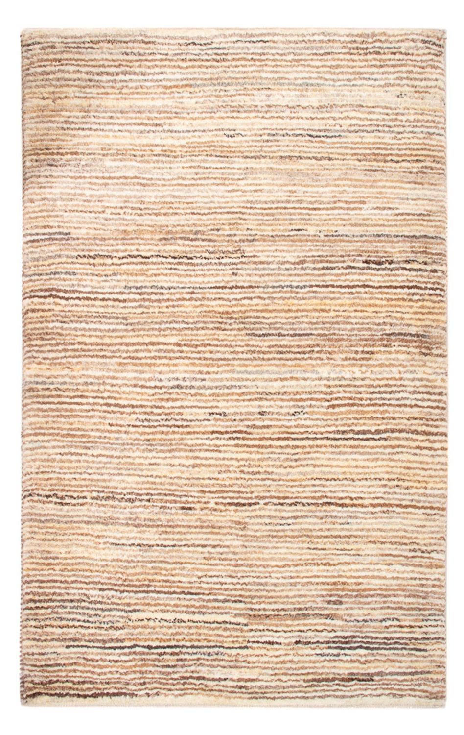 Gabbeh-matta - persisk - 96 x 64 cm - ljusbeige