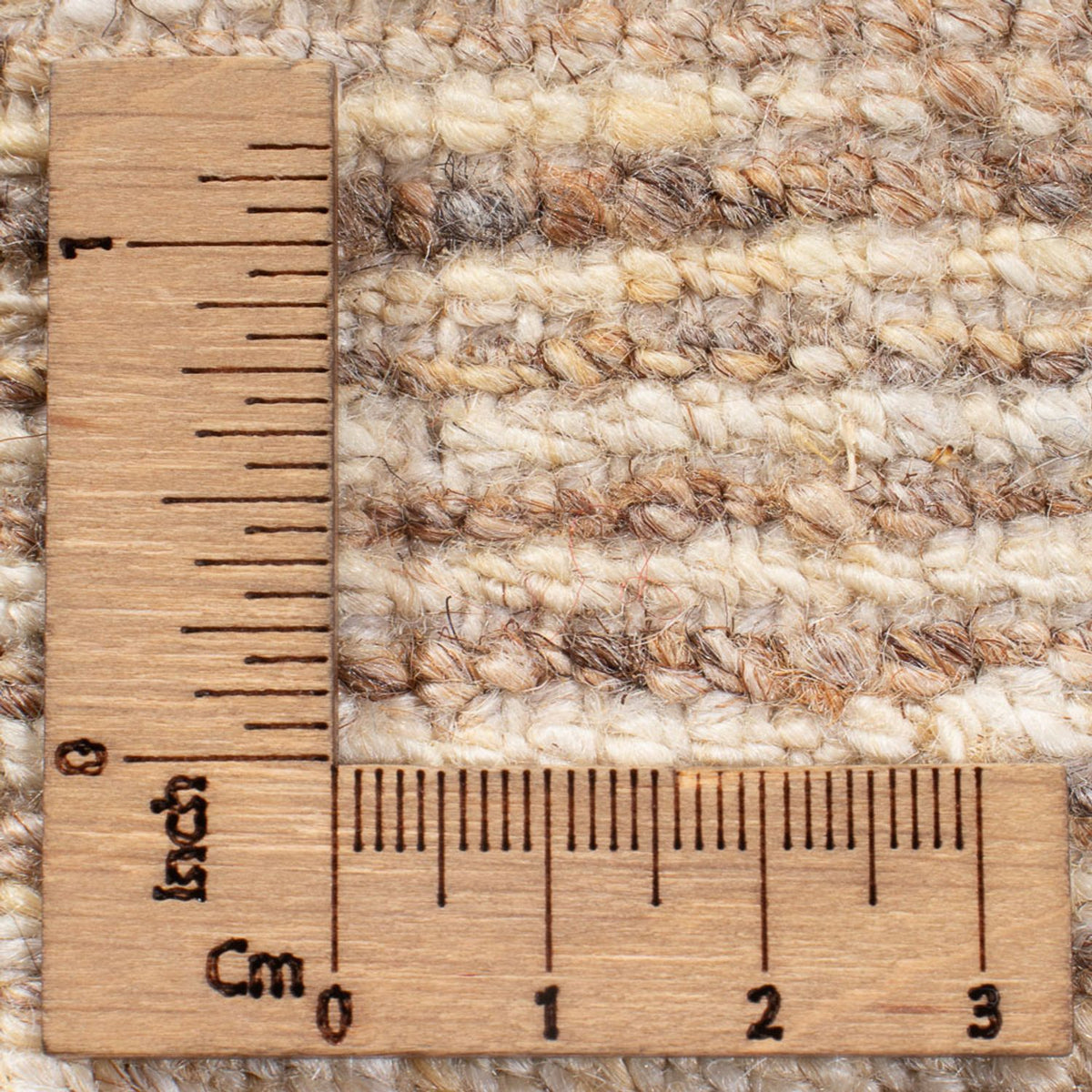 Gabbeh-matta - persisk - 96 x 64 cm - ljusbeige