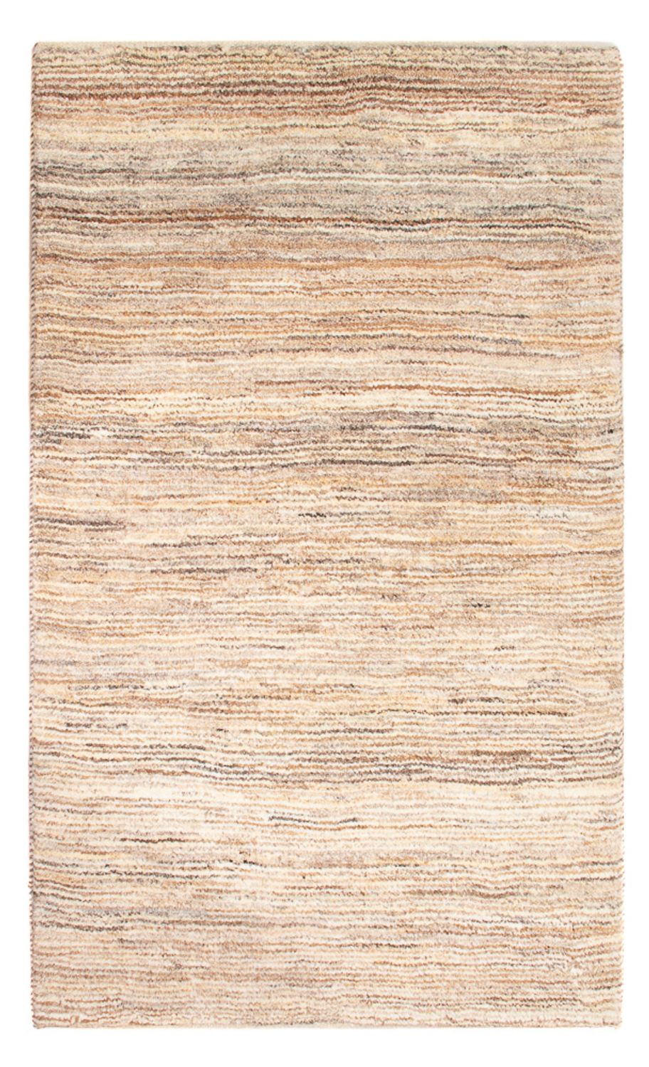 Gabbeh-matta - persisk - 96 x 61 cm - ljusbeige