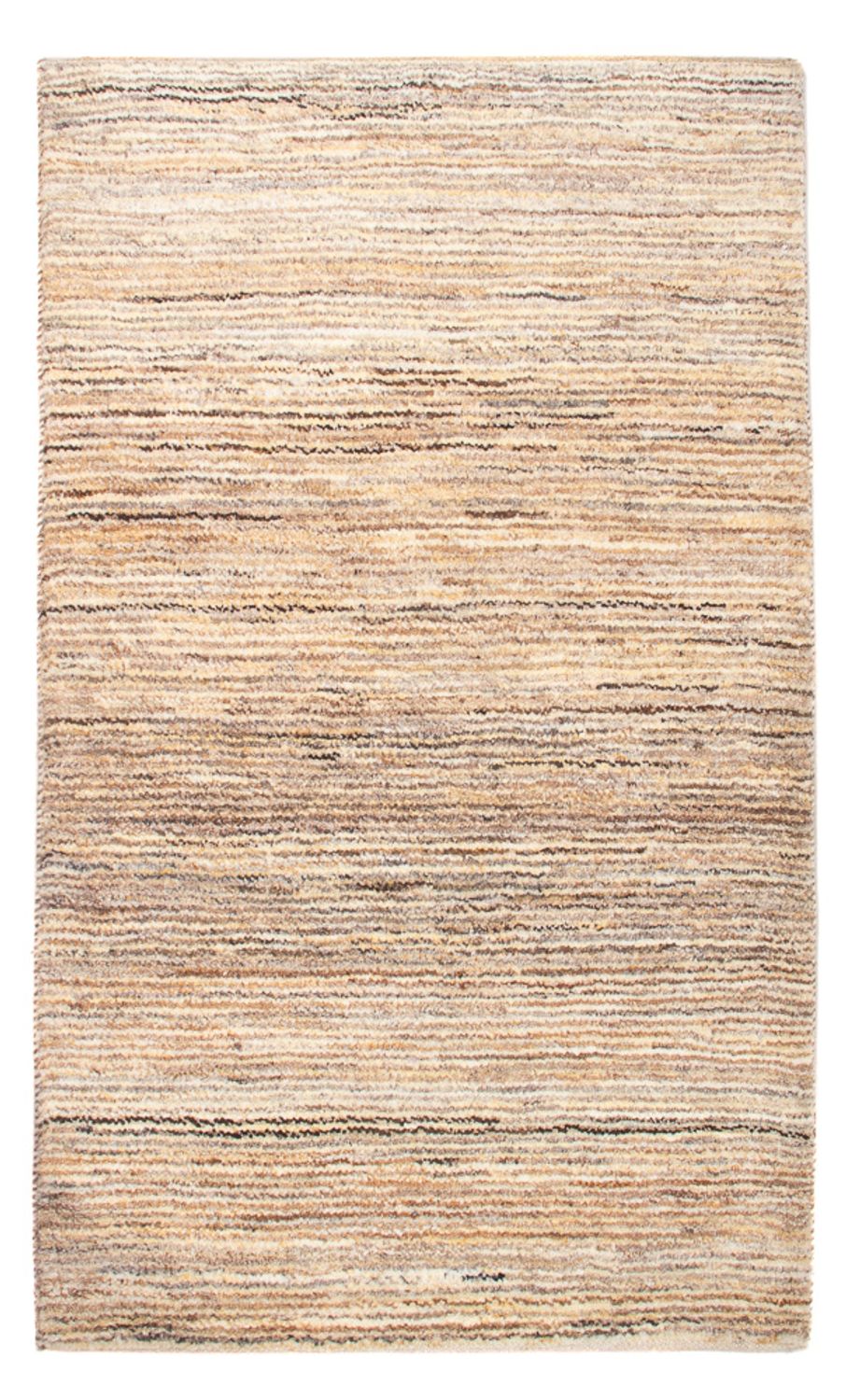 Gabbeh-matta - persisk - 98 x 62 cm - ljusbeige