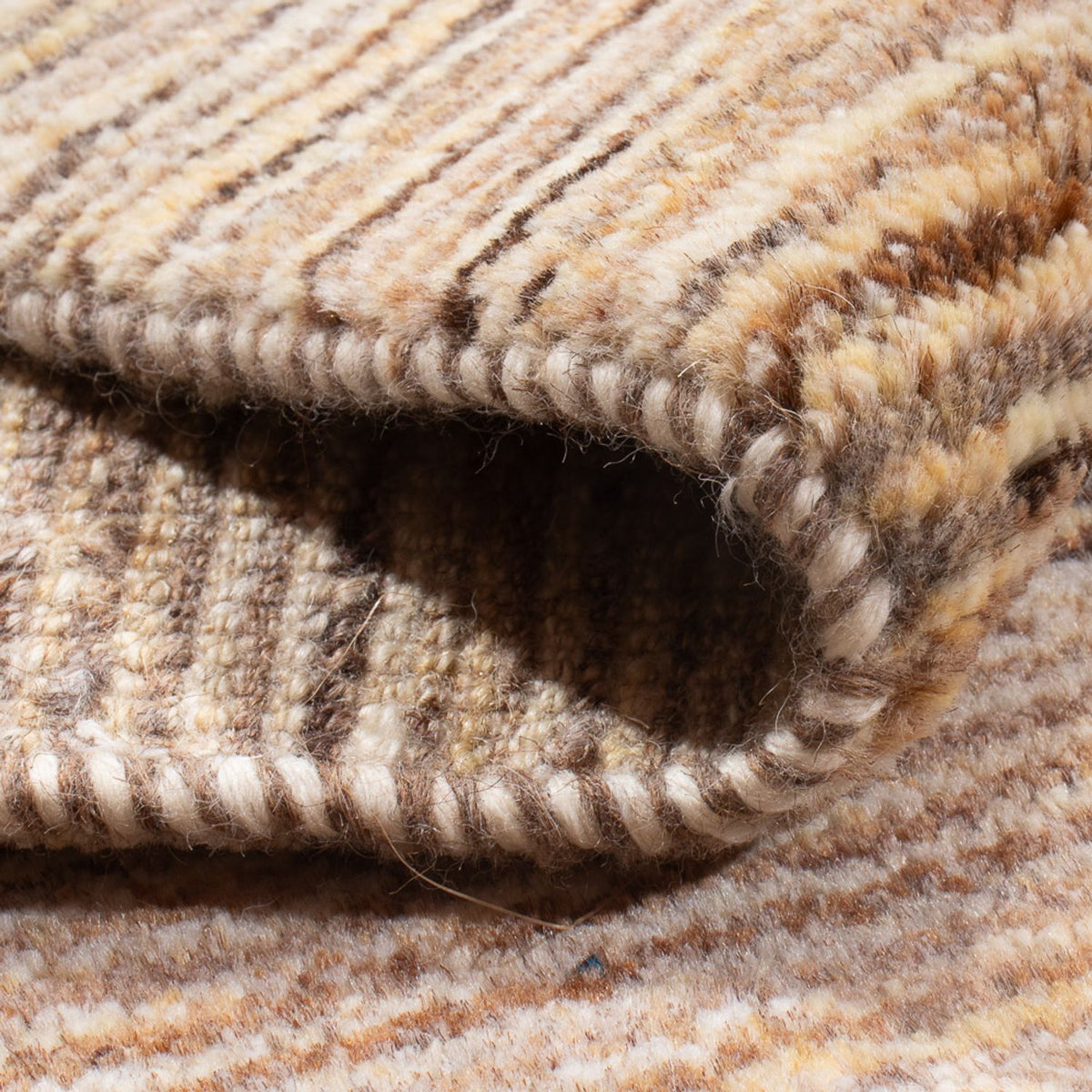 Gabbeh-matta - persisk - 98 x 62 cm - ljusbeige