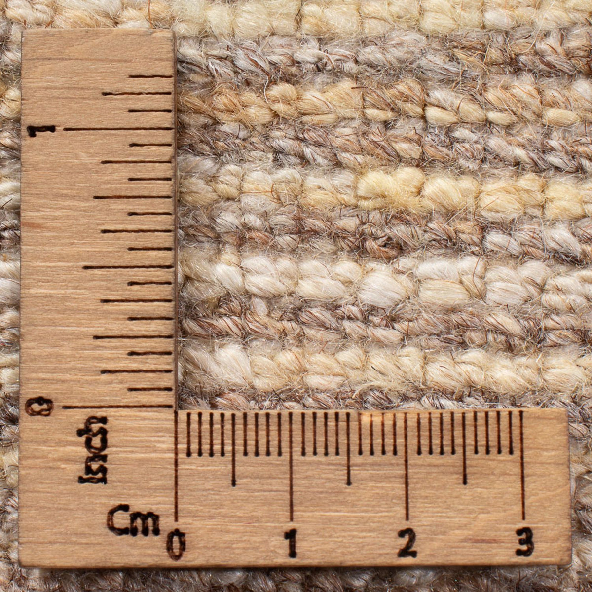 Gabbeh-matta - persisk - 98 x 62 cm - ljusbeige