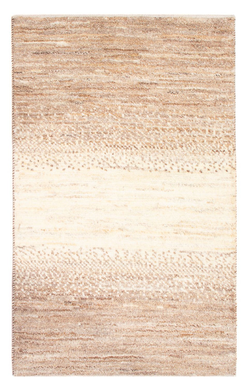 Gabbeh-matta - persisk - 93 x 58 cm - ljusbeige