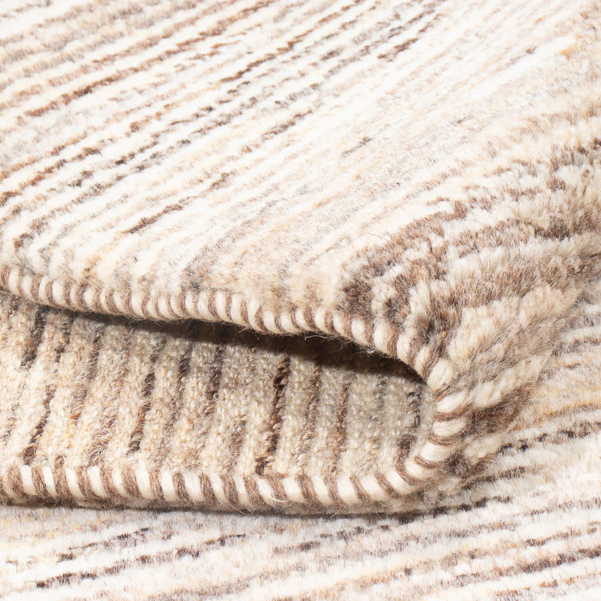 Gabbeh-matta - persisk - 128 x 100 cm - natur