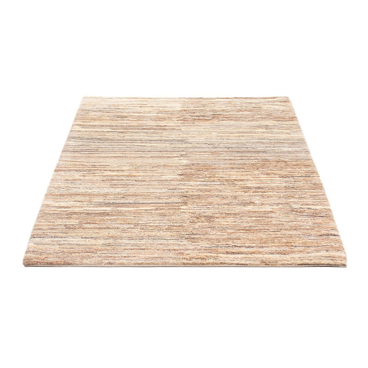 Gabbeh-matta - persisk - 142 x 102 cm - mörk beige