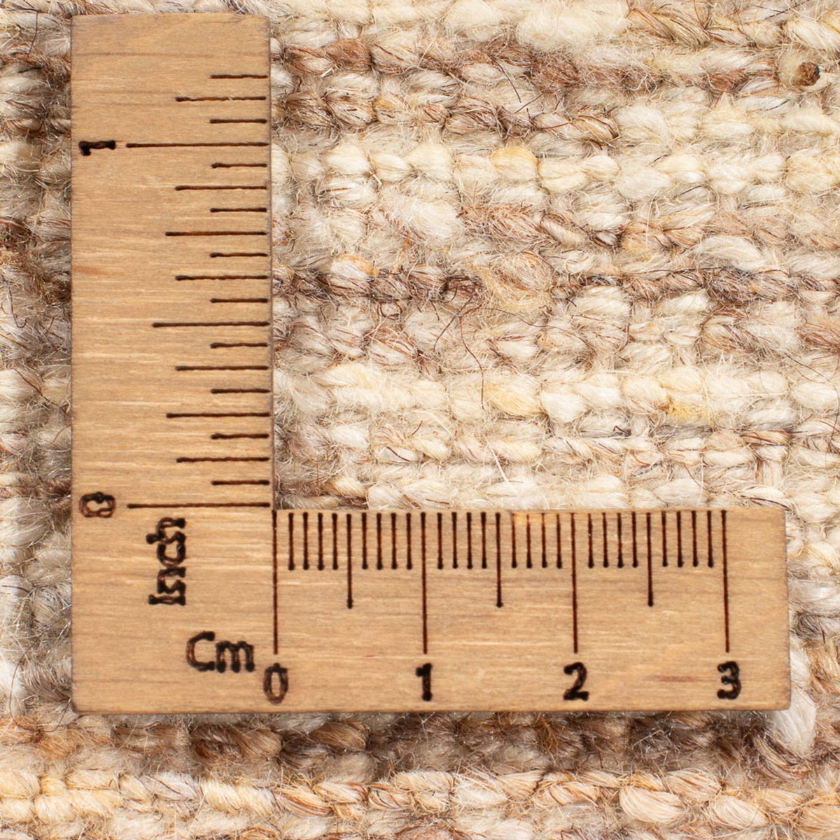 Gabbeh-matta - persisk - 143 x 94 cm - mörk beige